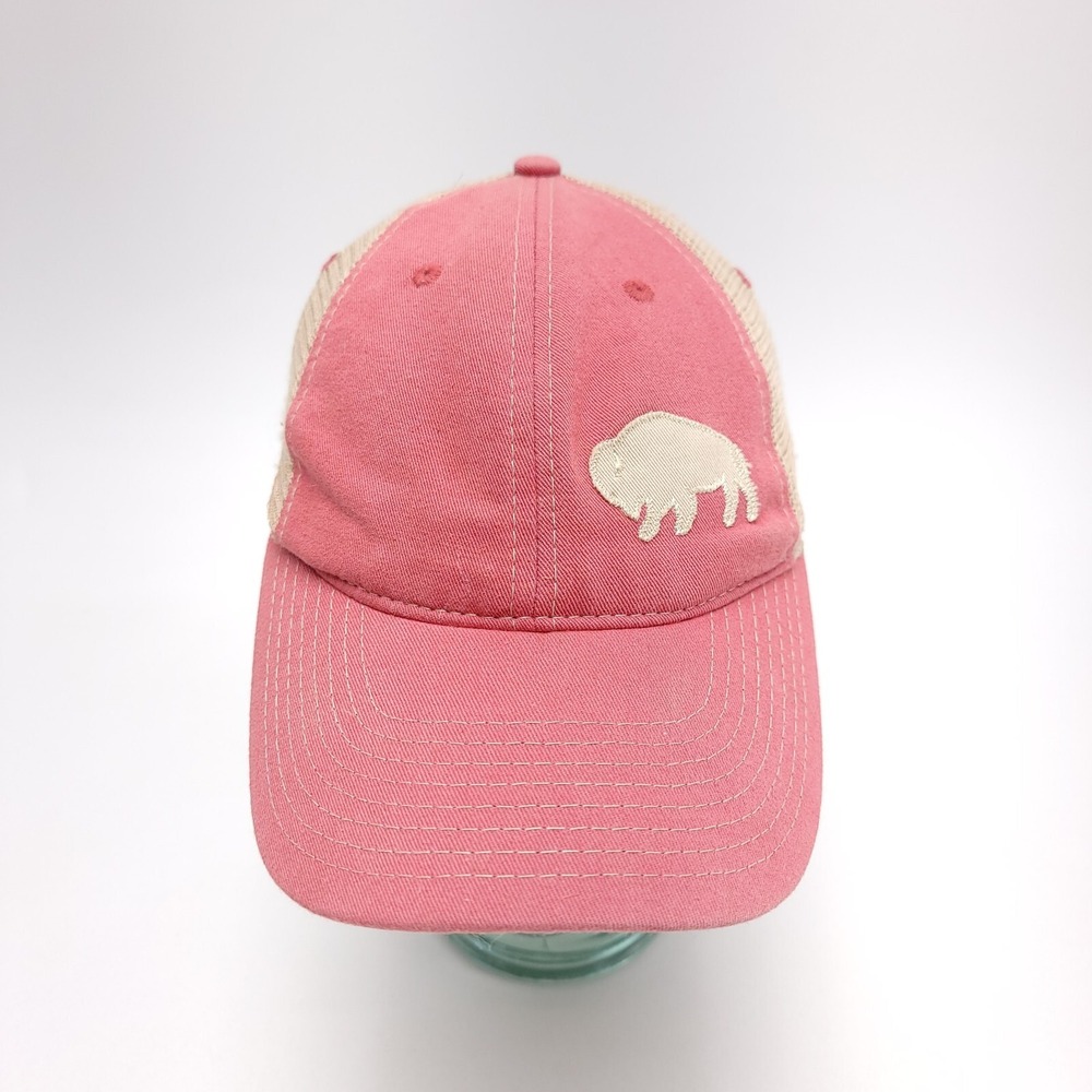 Pink Montana Buffalo Trucker Hat‎ Snapback Mesh Artisans Cap - Picture 3 of 9